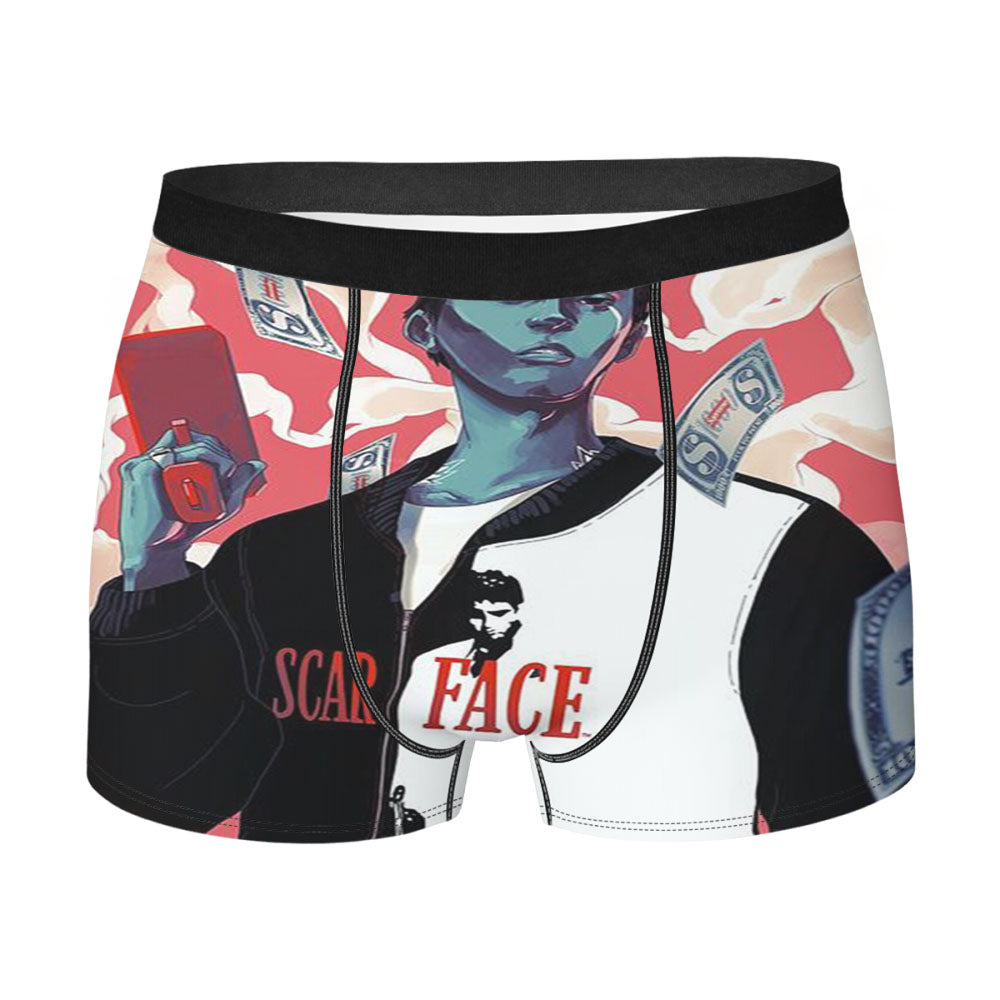 Scar Face Dollar Men's Boxer Briefs