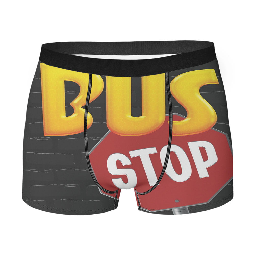 Scientia Labore Black Men's Boxer Briefs