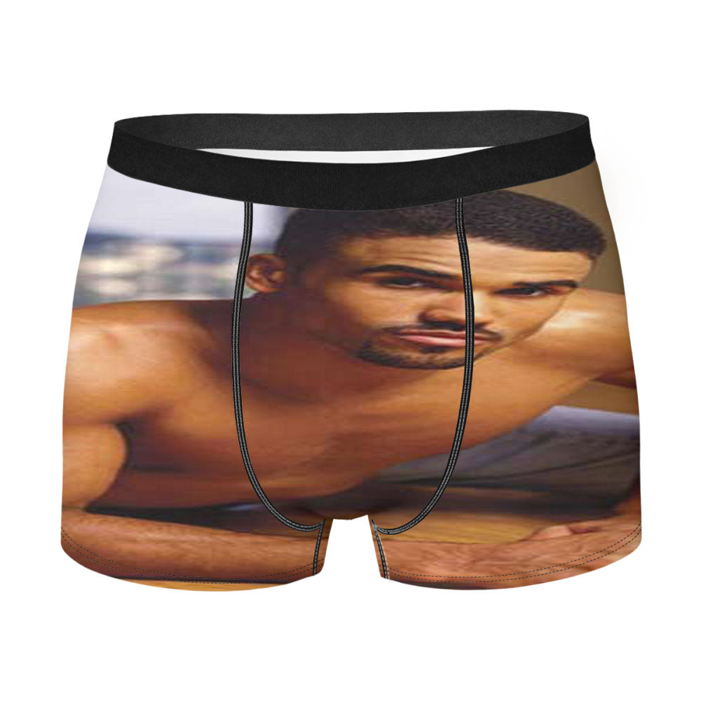 Shiba Inu Flowers Dog Men's Boxer Briefs