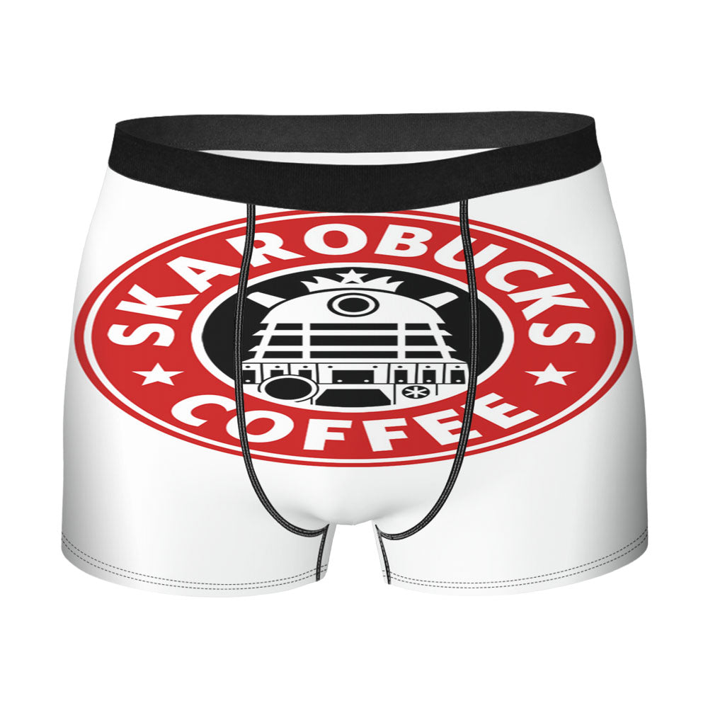 Skull Emblem Men's Boxer Briefs
