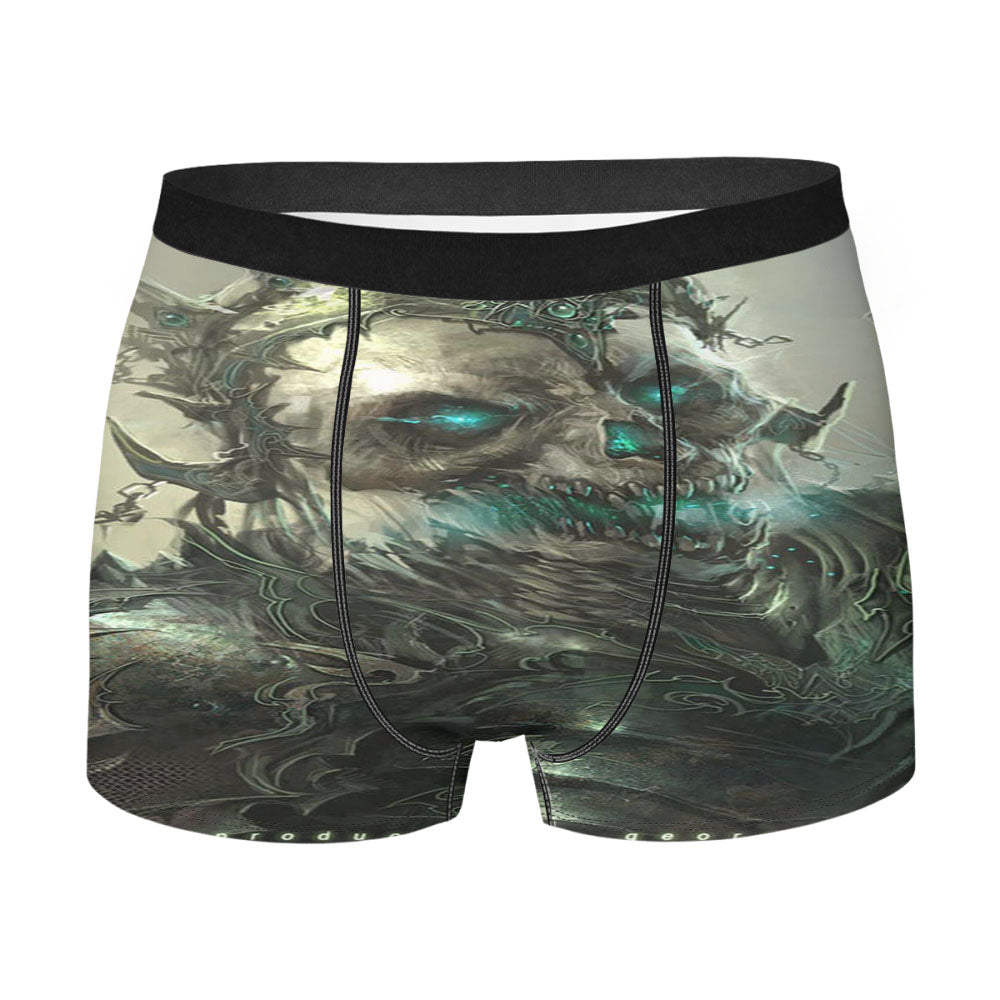 Skull Hand Design Men's Boxer Briefs