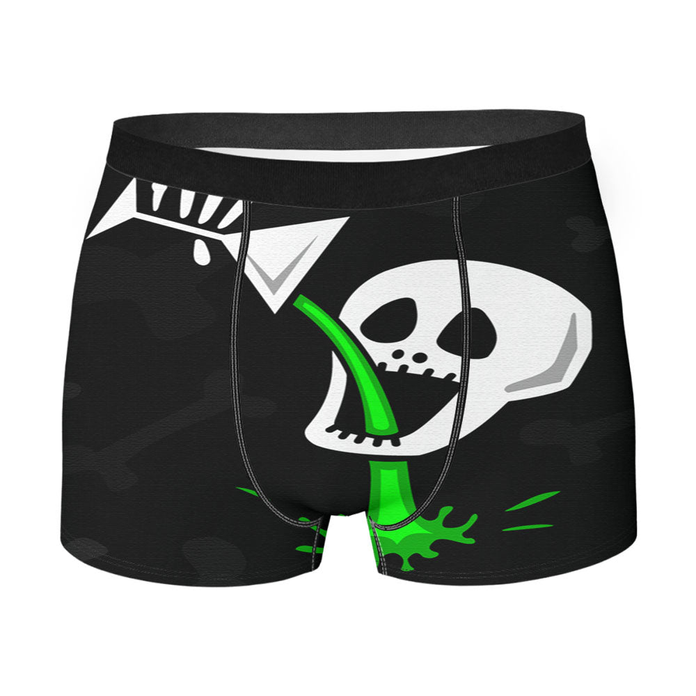 Skull Jingga Men's Boxer Briefs