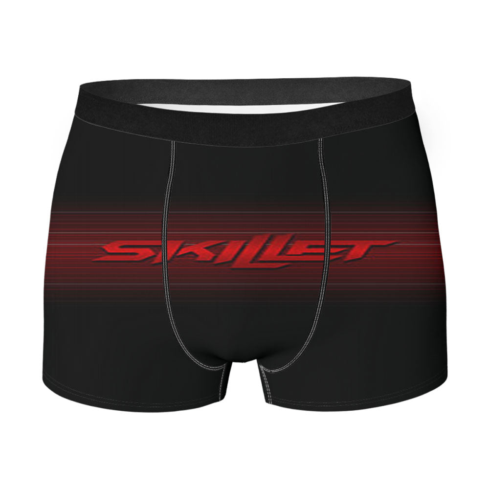 Skull Pattern Oldschool Men's Boxer Briefs
