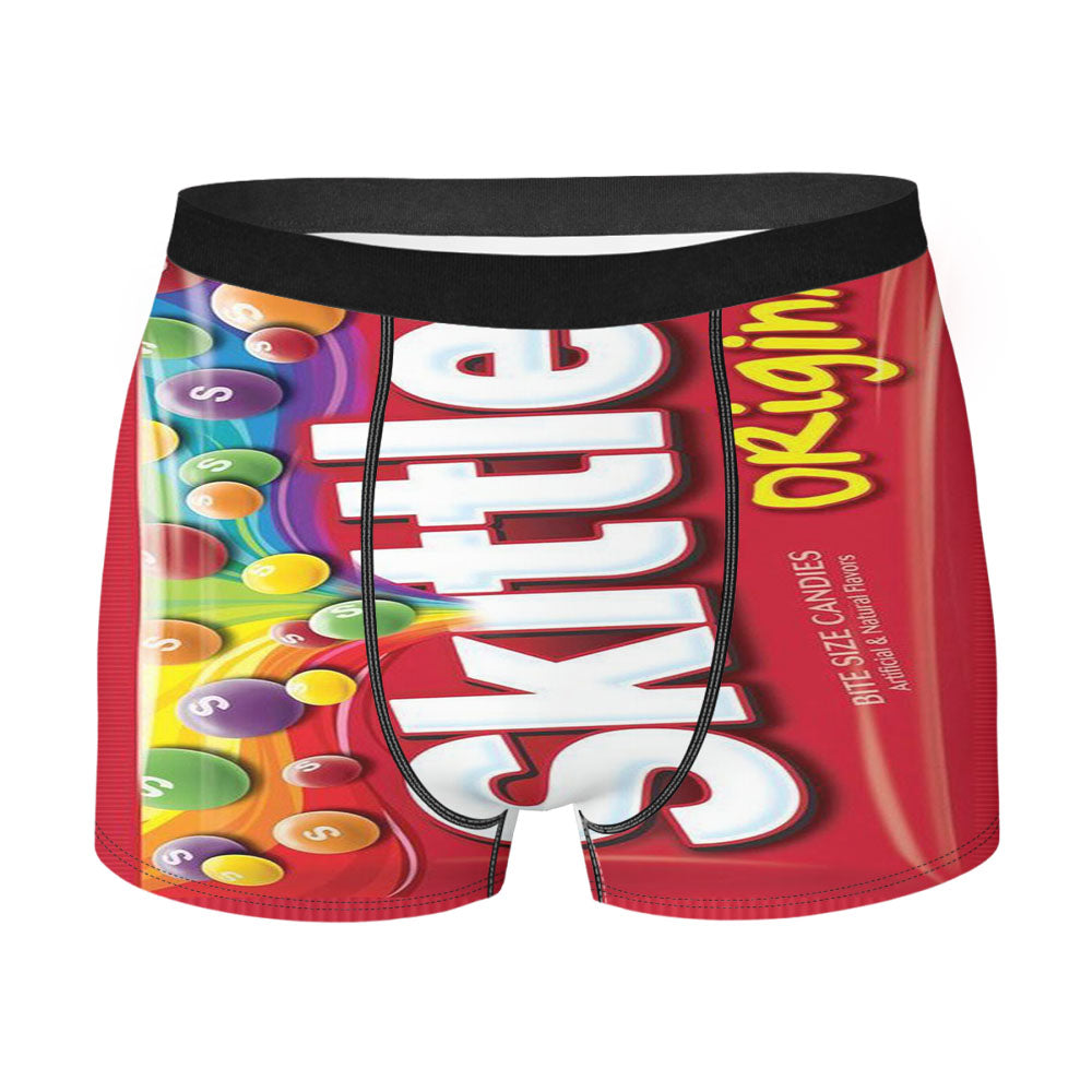 Skull Rainbow Men's Boxer Briefs