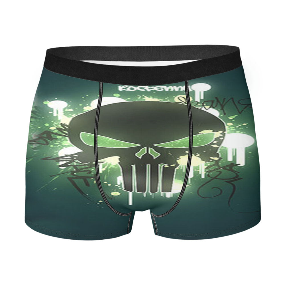 Skull To Be Or Not To Be Black Men's Boxer Briefs