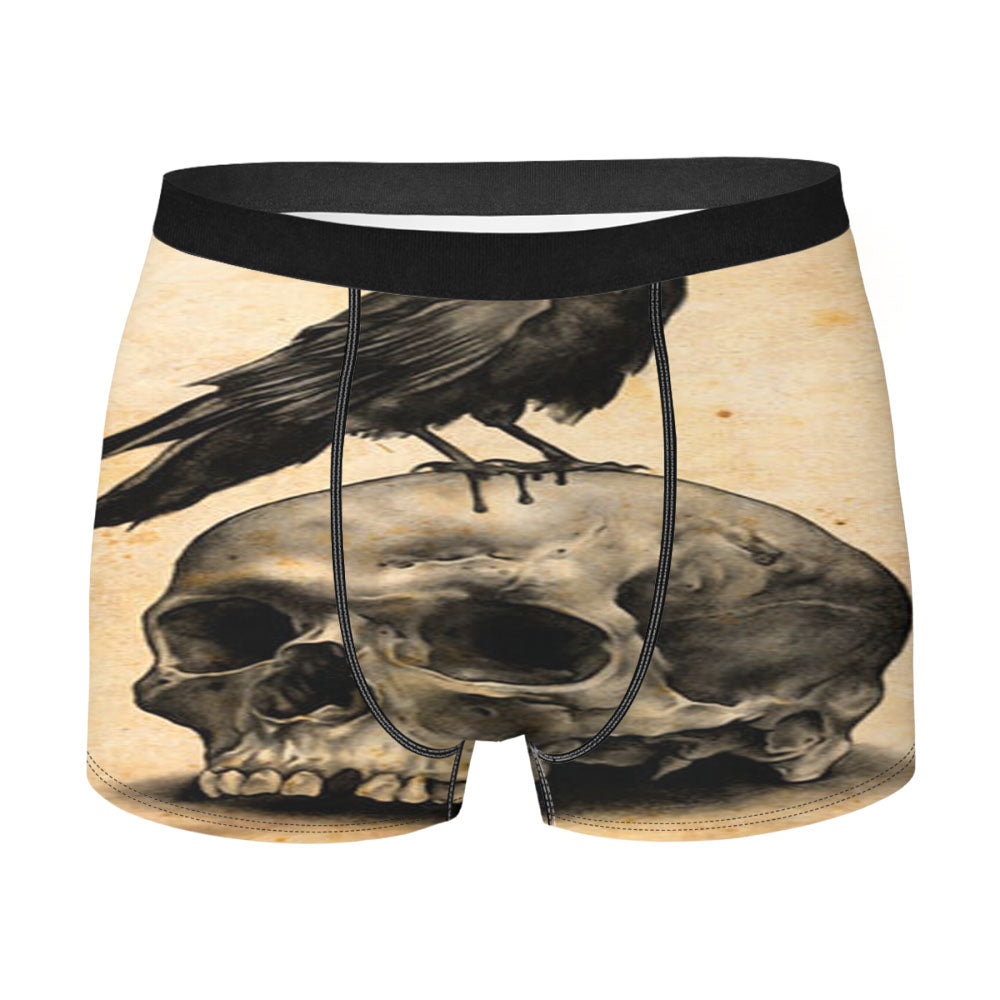 Skull With Mask Men's Boxer Briefs