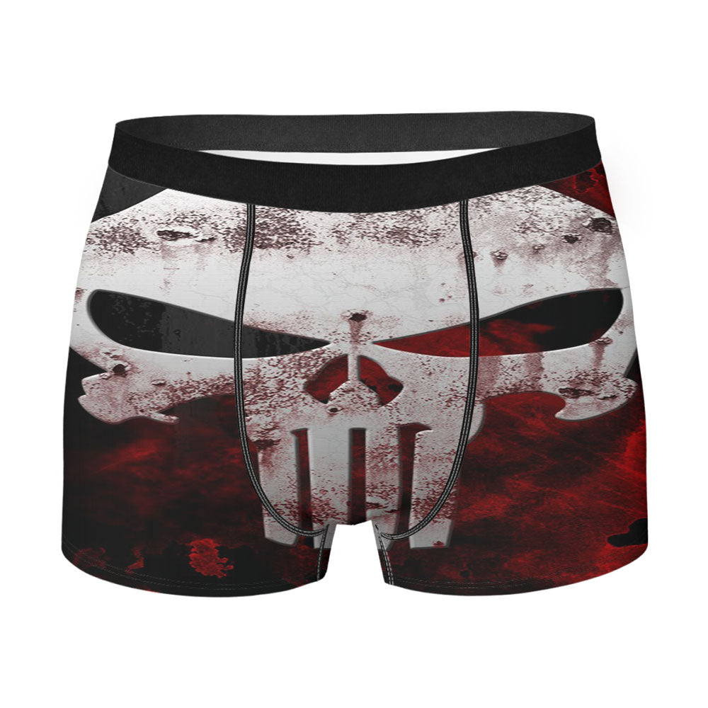 Skull Written Burners Men's Boxer Briefs
