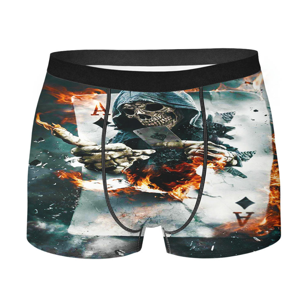 Sky Angels Calicature Men's Boxer Briefs