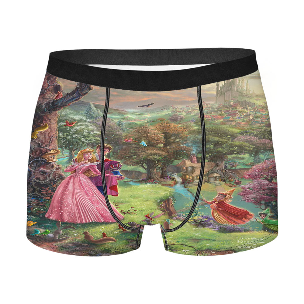 Smiley Face Basic Men's Boxer Briefs