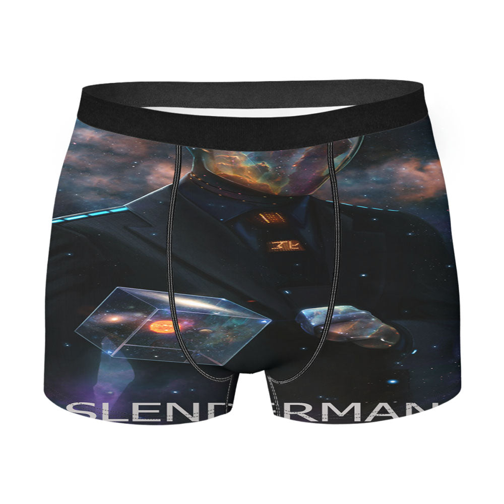 Smoking Astronauts Colorful Men's Boxer Briefs