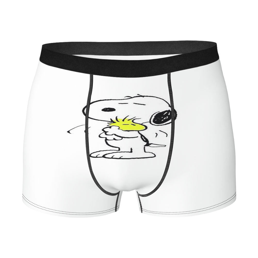 Space Dog Chasing A Bone Men's Boxer Briefs