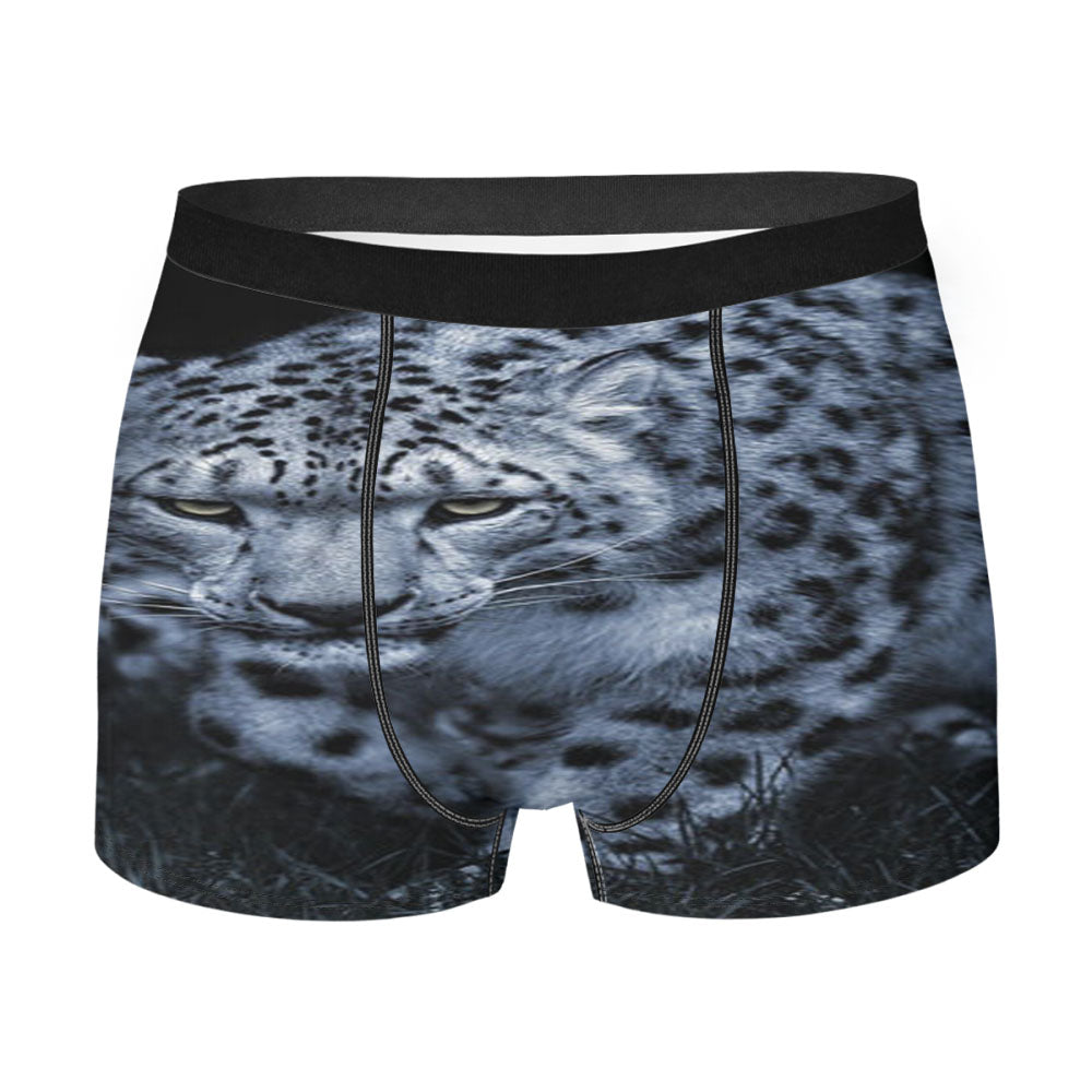 Space Planet Pattern Men's Boxer Briefs