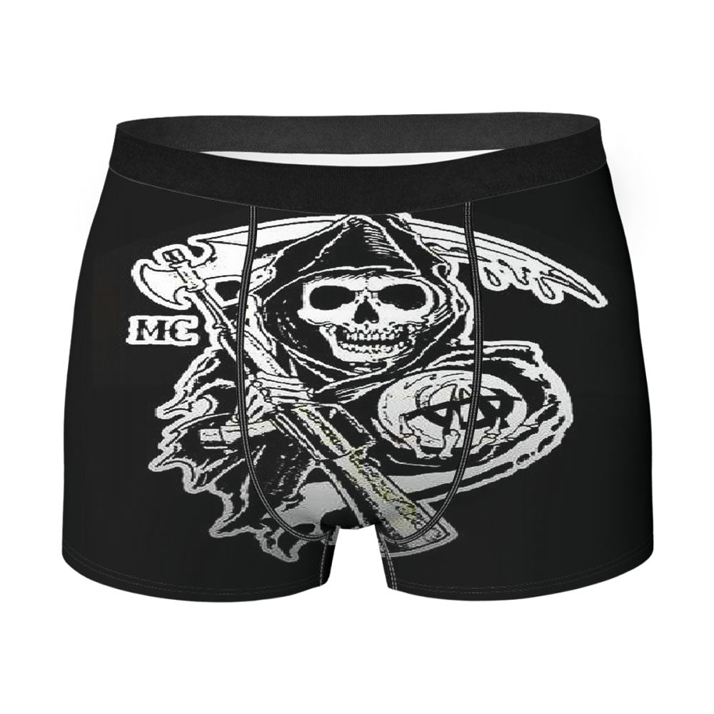 Spider Man And Deadpool Pose Men's Boxer Briefs
