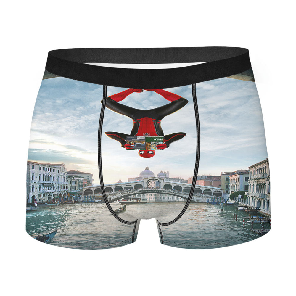 Spider Man Web Action Men's Boxer Briefs