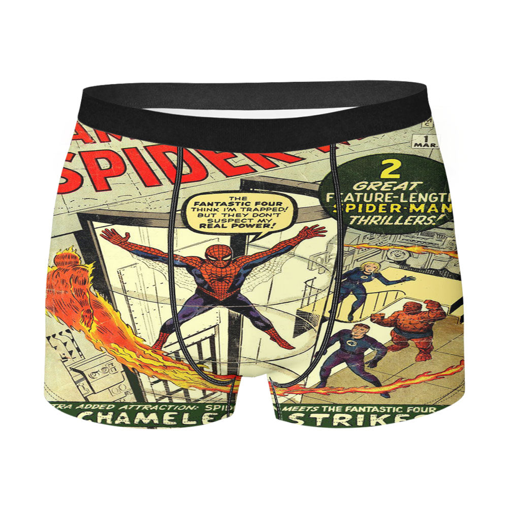 Spring Almond Flowers Men's Boxer Briefs