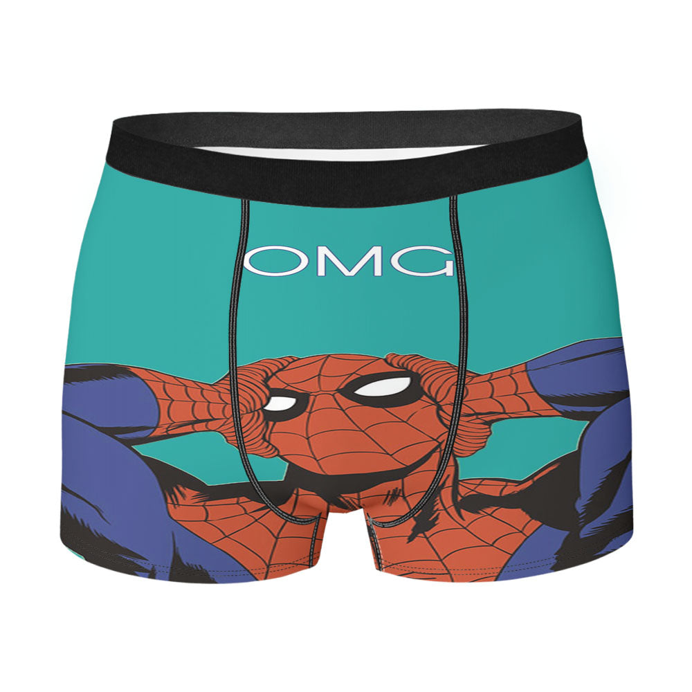 Stained Glass Inspired Art World Of Warcraft Game Men's Boxer Briefs
