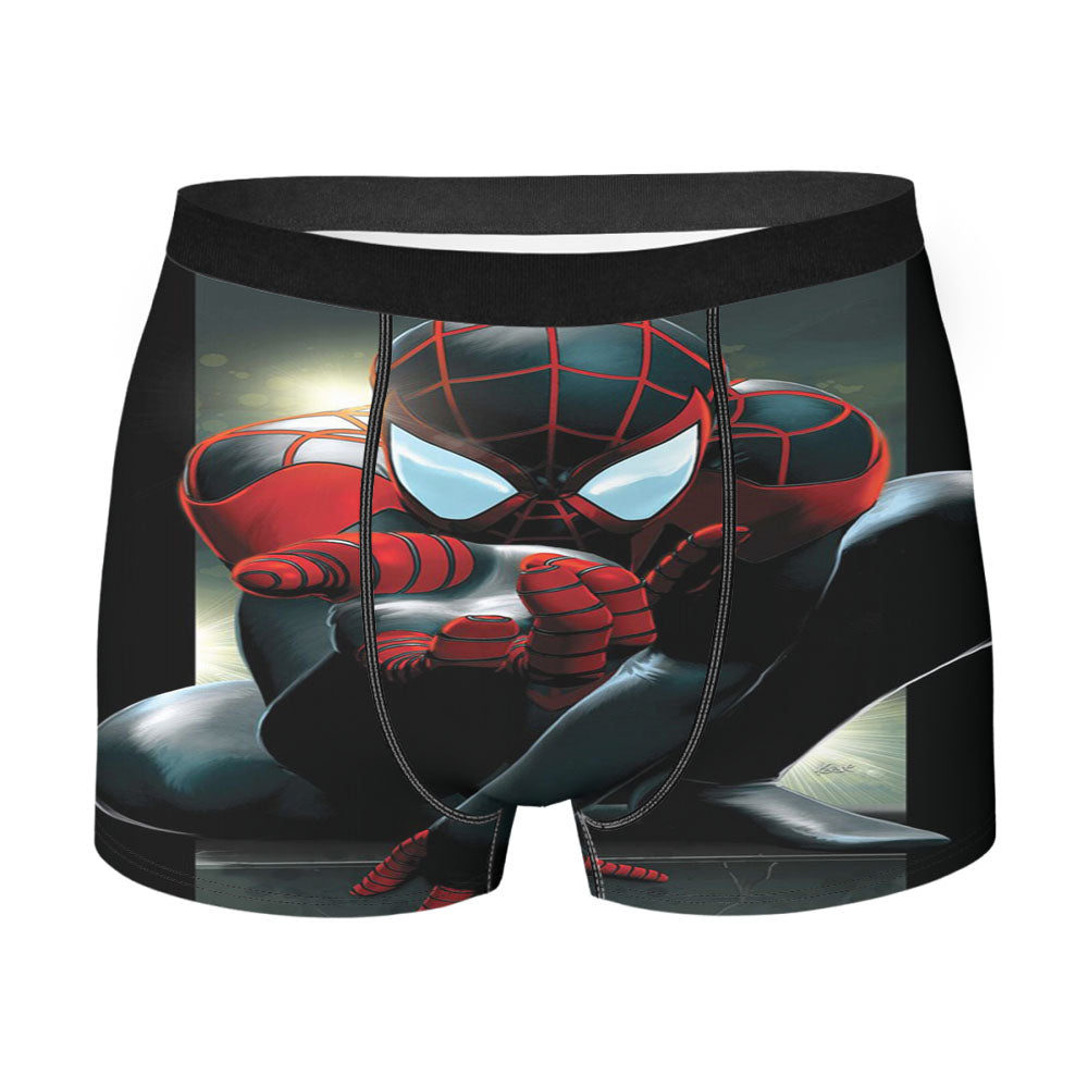 Starbucks Coffee Green Star Pattern Men's Boxer Briefs