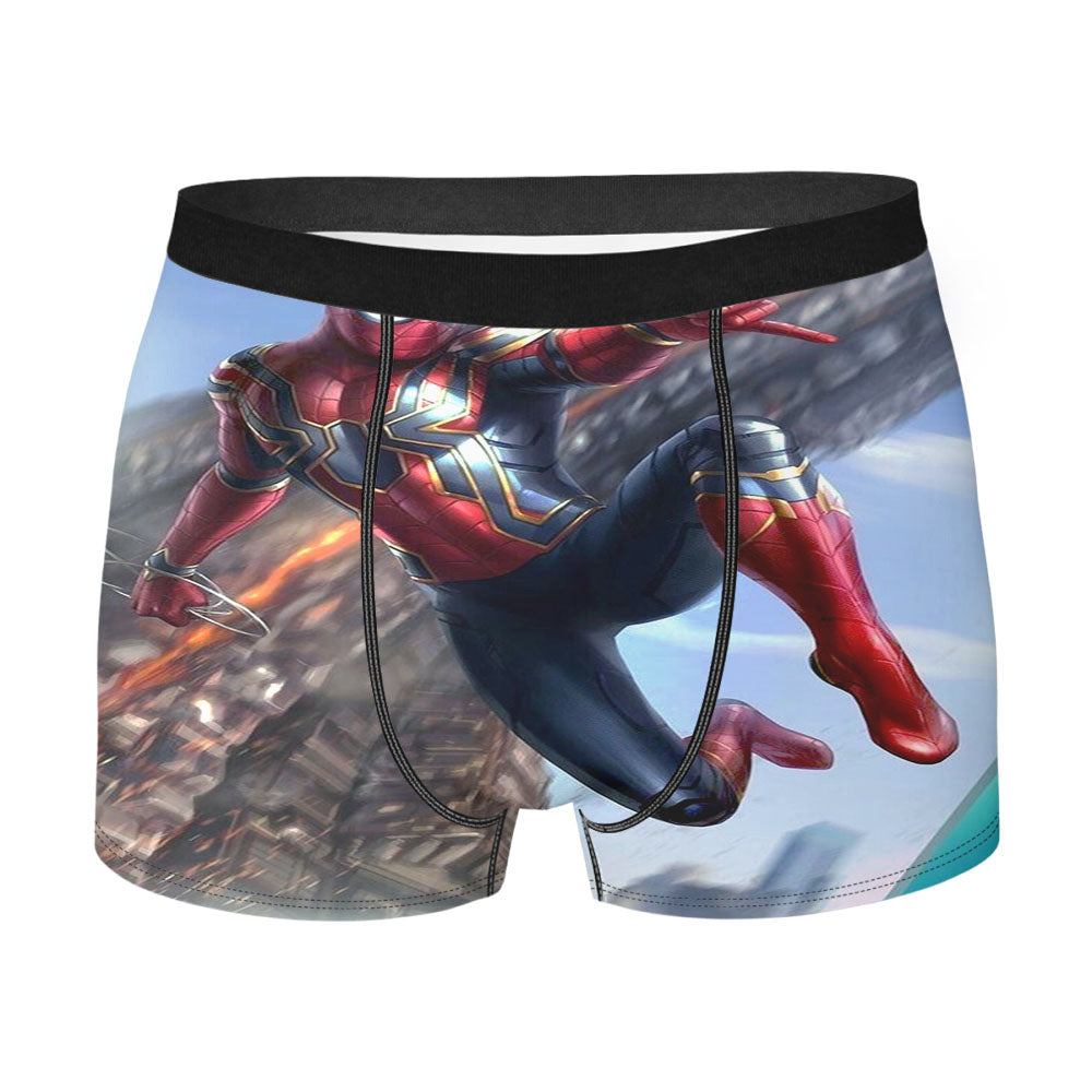 Star Lord Mask Minimalist Wallpaper Men's Boxer Briefs