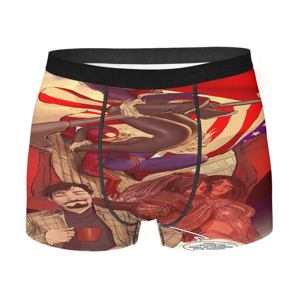 Star Milky Way Men's Boxer Briefs
