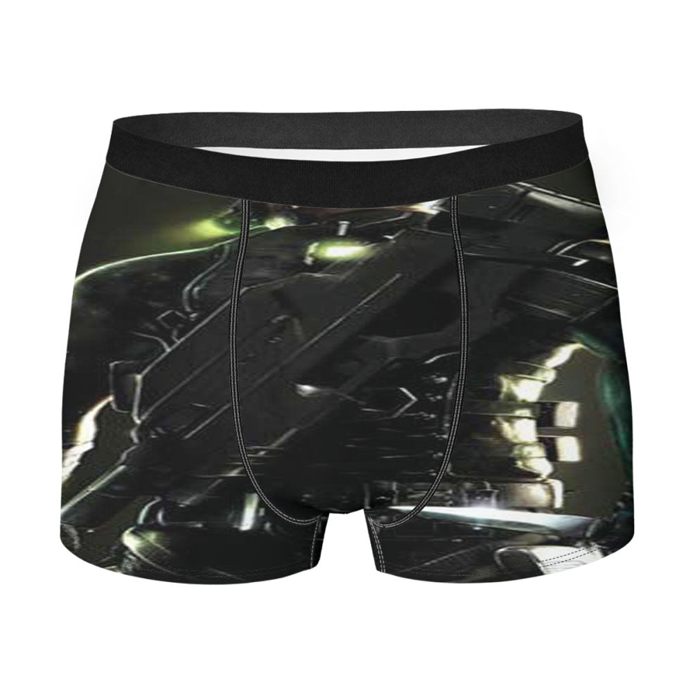 St Louis Rams Nfl Logo Dark Wood Wallpaper Men's Boxer Briefs