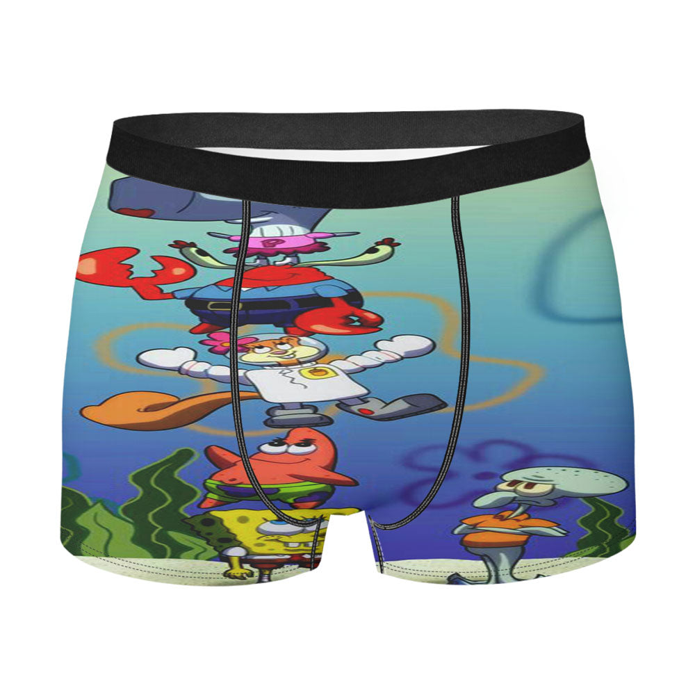 St Patricks Day Cartoon Men's Boxer Briefs