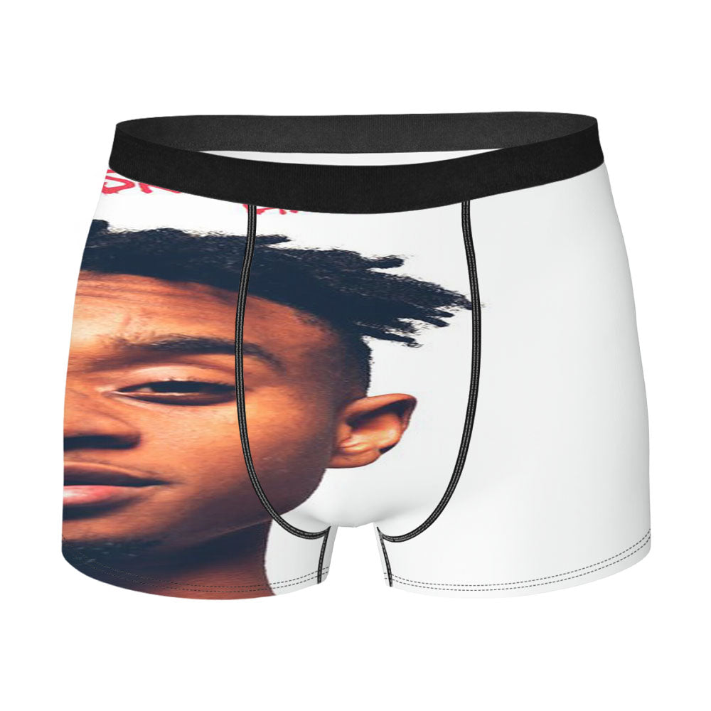 Summer Floral Skeletons Men's Boxer Briefs