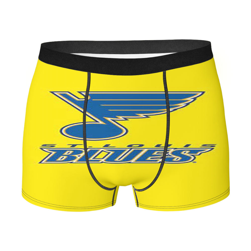Super Hero Superman Logo Metallic Men's Boxer Briefs