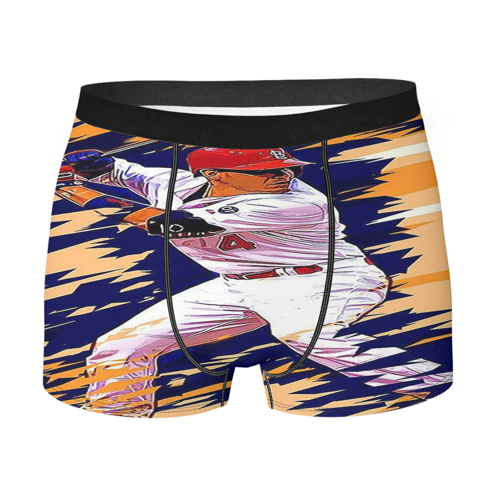 Superman Power Suit Black Gold Logo Men's Boxer Briefs