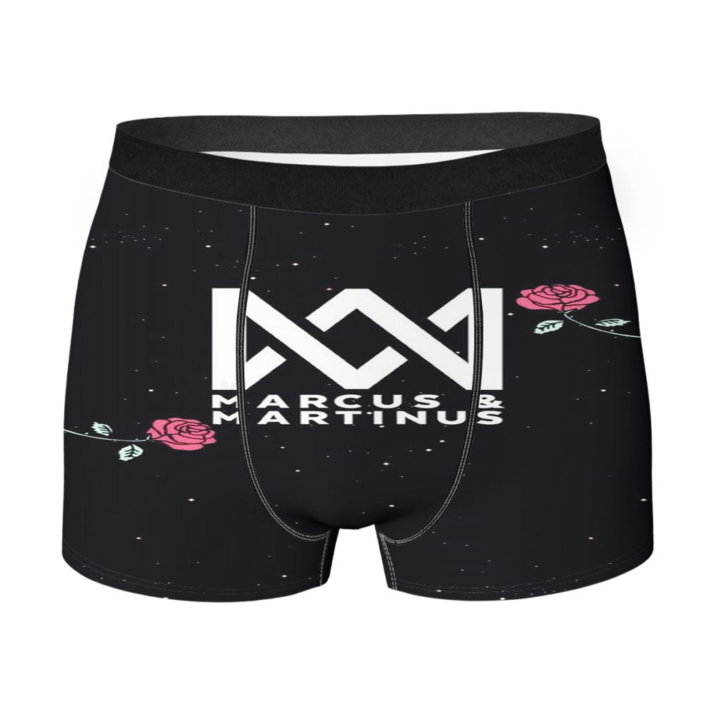 Takashi Murakami Murakami Blue Flower And Skulls Men's Boxer Briefs