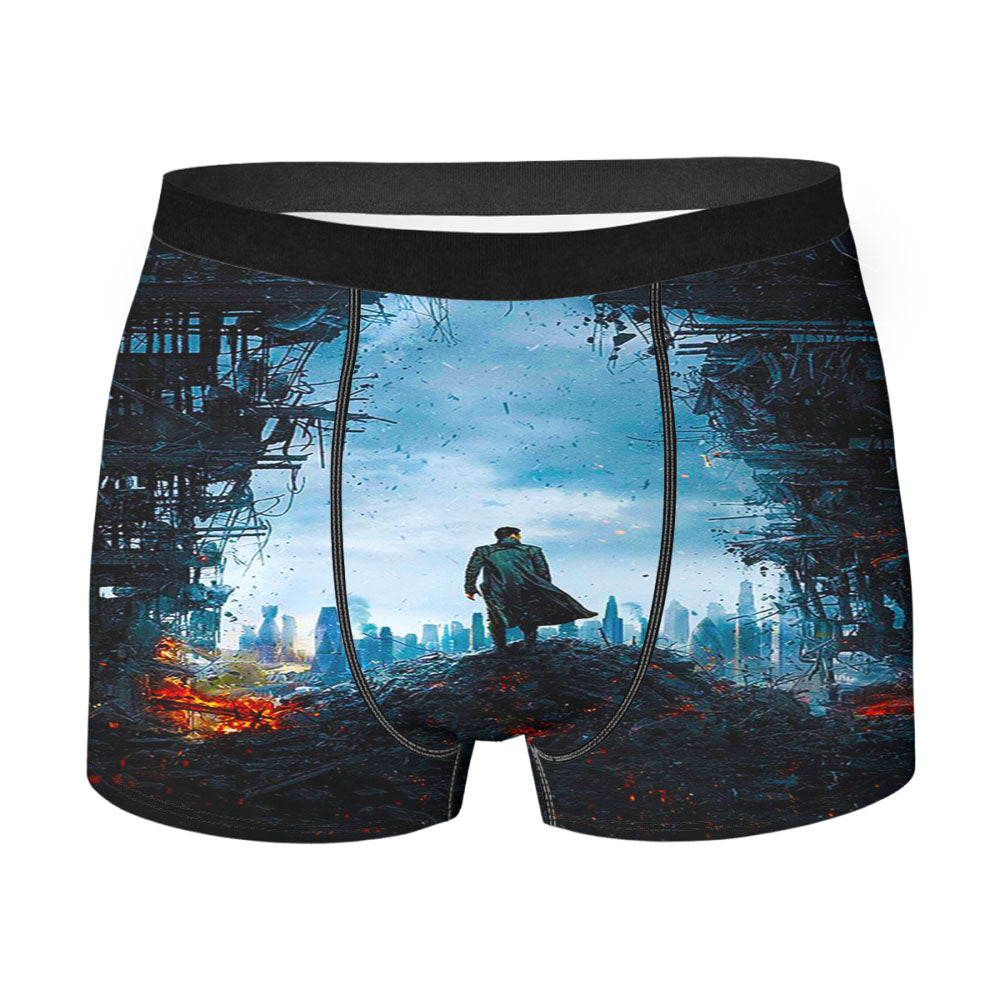 Team 10 Beautifull Snow Blue Men's Boxer Briefs