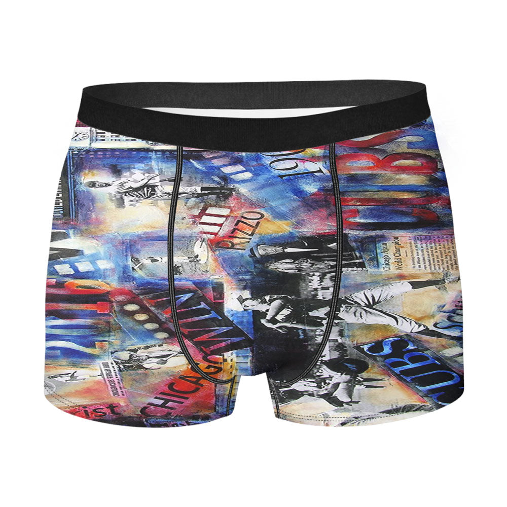 The Beautifull Flower Skull Men's Boxer Briefs
