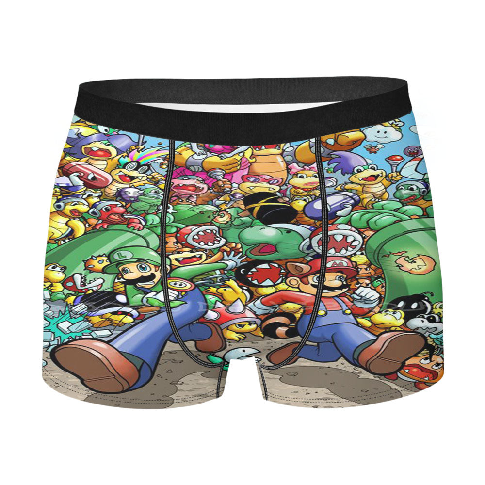 They Are Not Only Books Tie Dye Color Men's Boxer Briefs