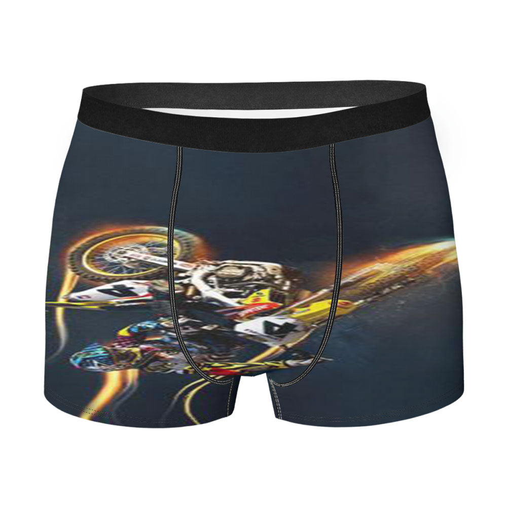 Tie Dye Pizza Slices Men's Boxer Briefs