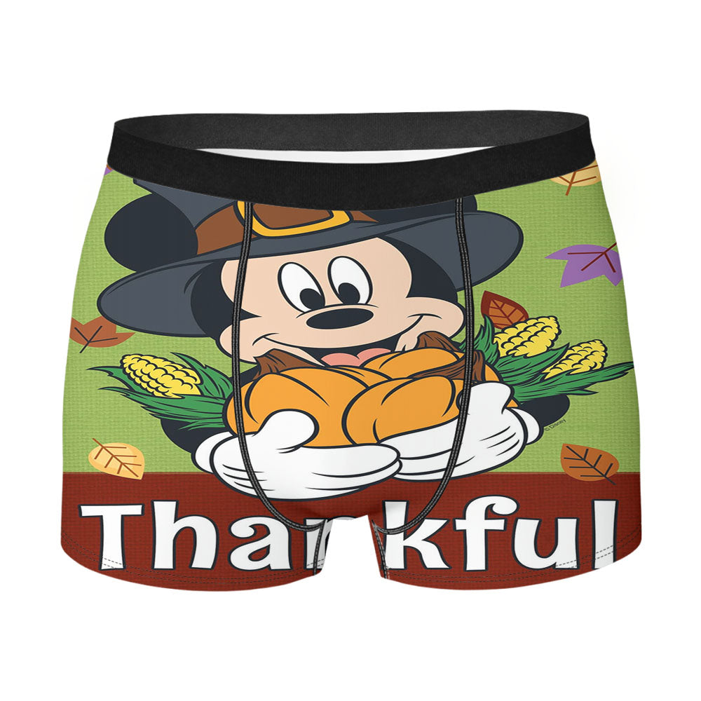 Triangle Flower Men's Boxer Briefs