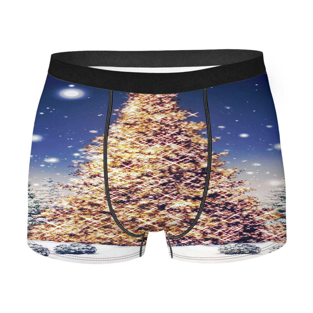 Under Armour Silver Metal Logo Men's Boxer Briefs