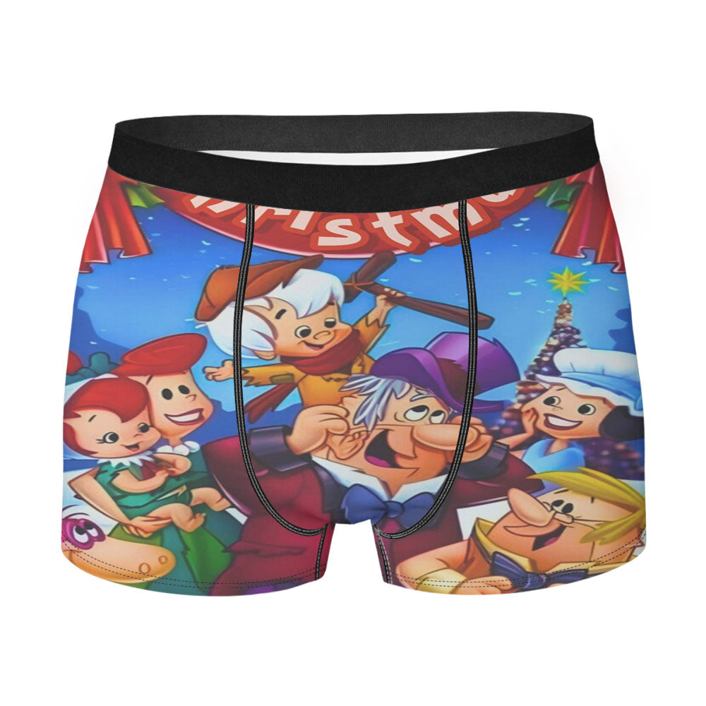 Unicorn Clipart Pink Flower Men's Boxer Briefs
