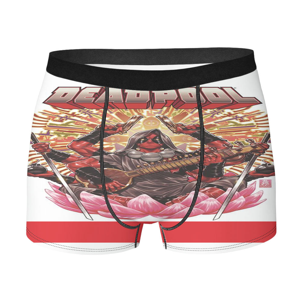 Unicorn Face Pattern Men's Boxer Briefs