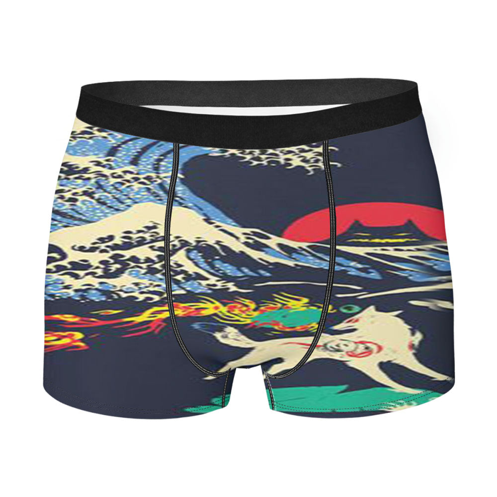 Unicorn Life Rainbow And Cloud Men's Boxer Briefs