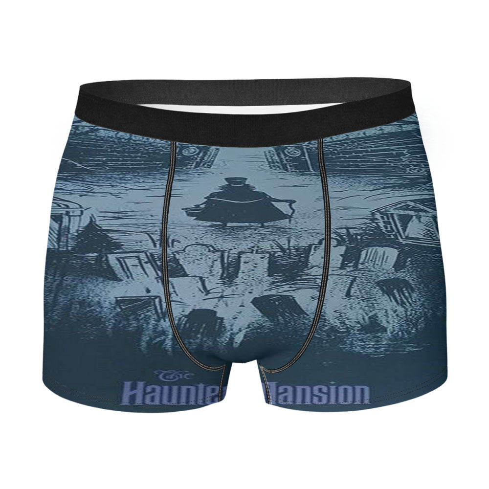 Unicorn Star And Love Navy Men's Boxer Briefs