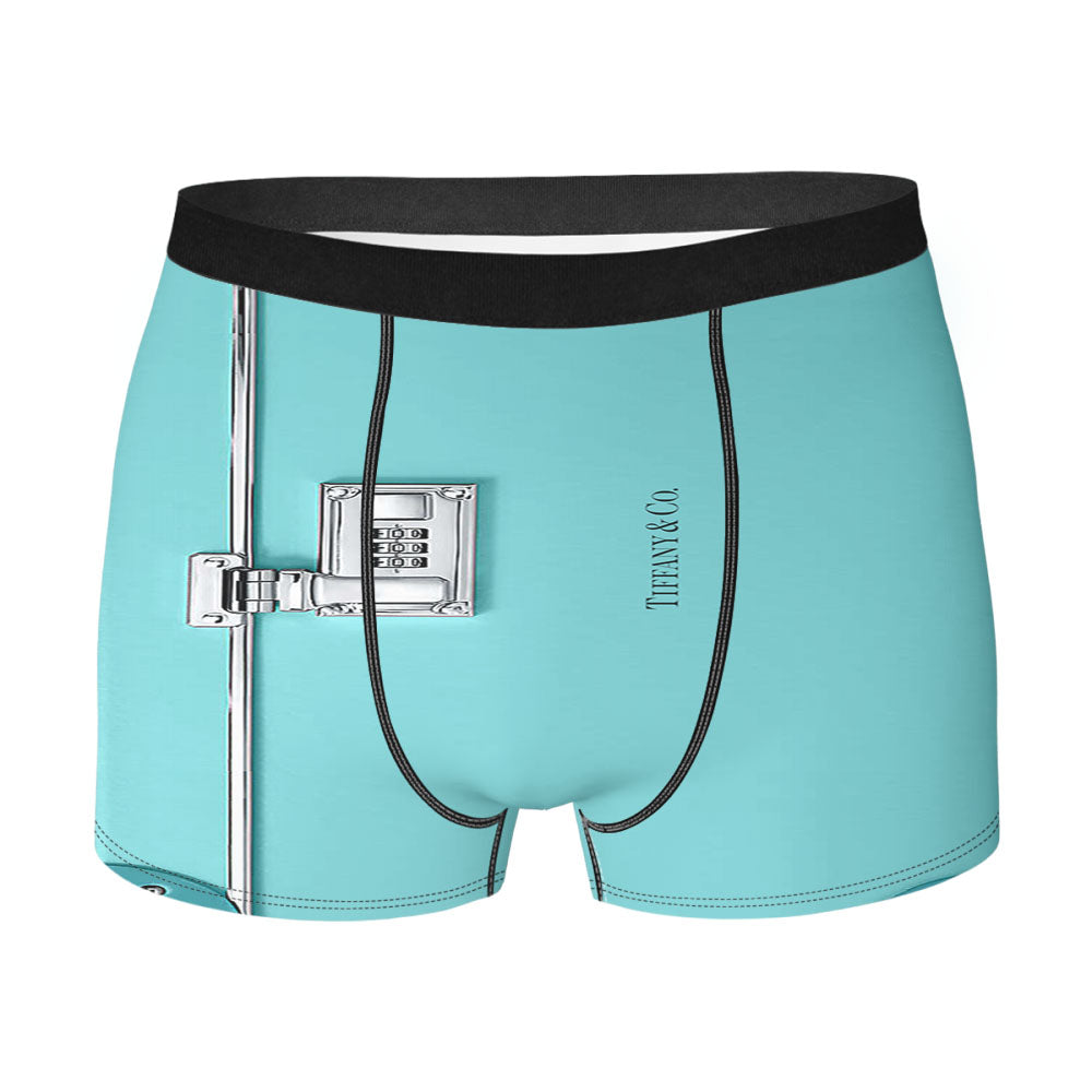 Versace Red Pattern Men's Boxer Briefs