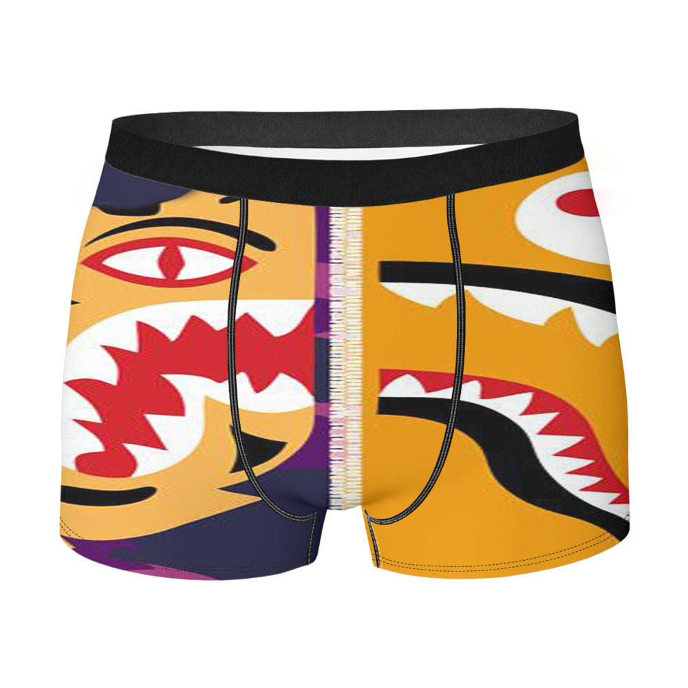 Versace White Logo Men's Boxer Briefs