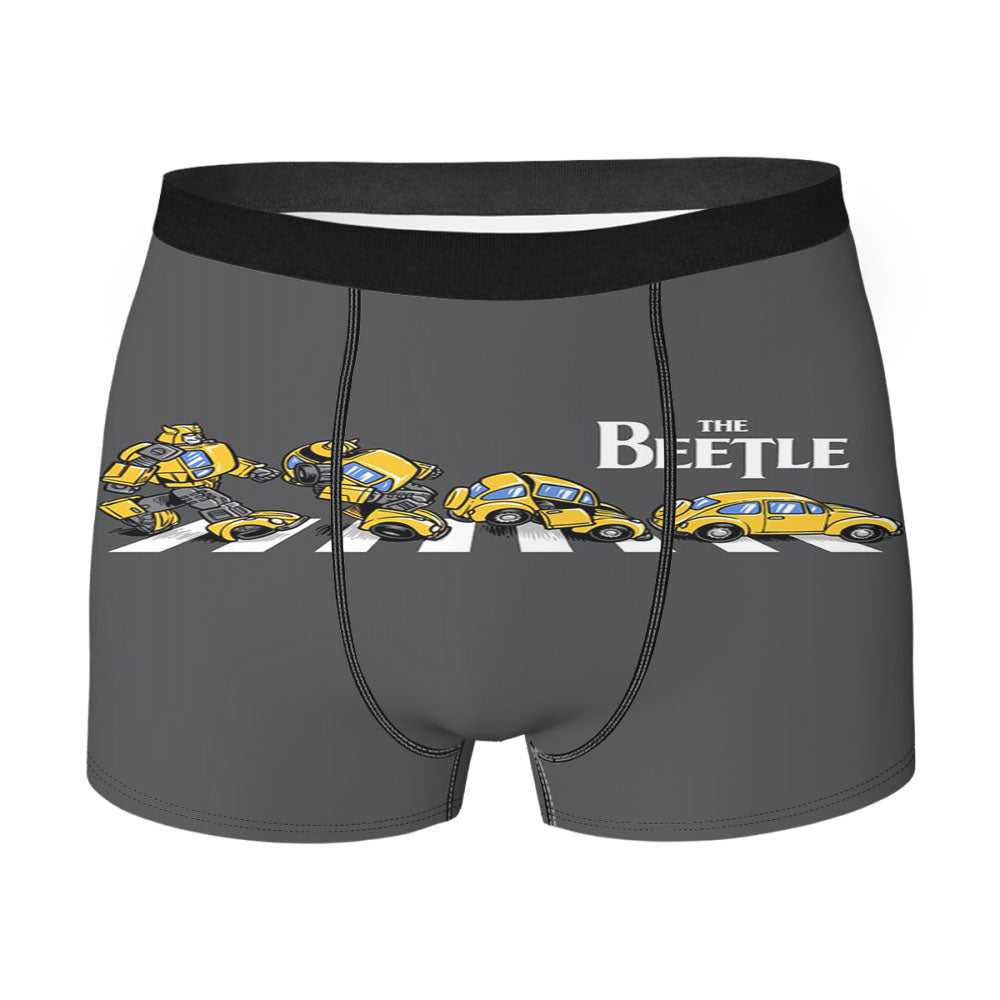 Vivid Color Butterfly Patterns Men's Boxer Briefs