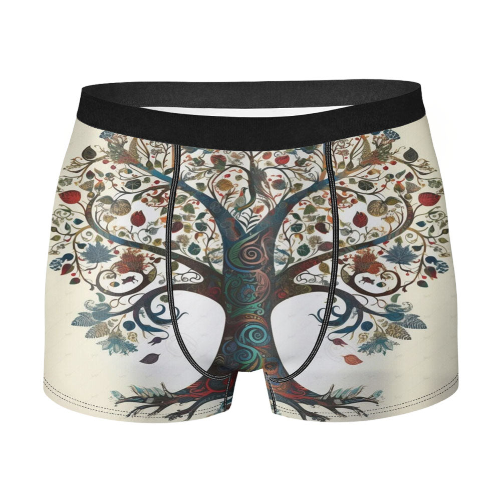 Volkwages Car Carbon Fiber Logo Wallpaper Men's Boxer Briefs