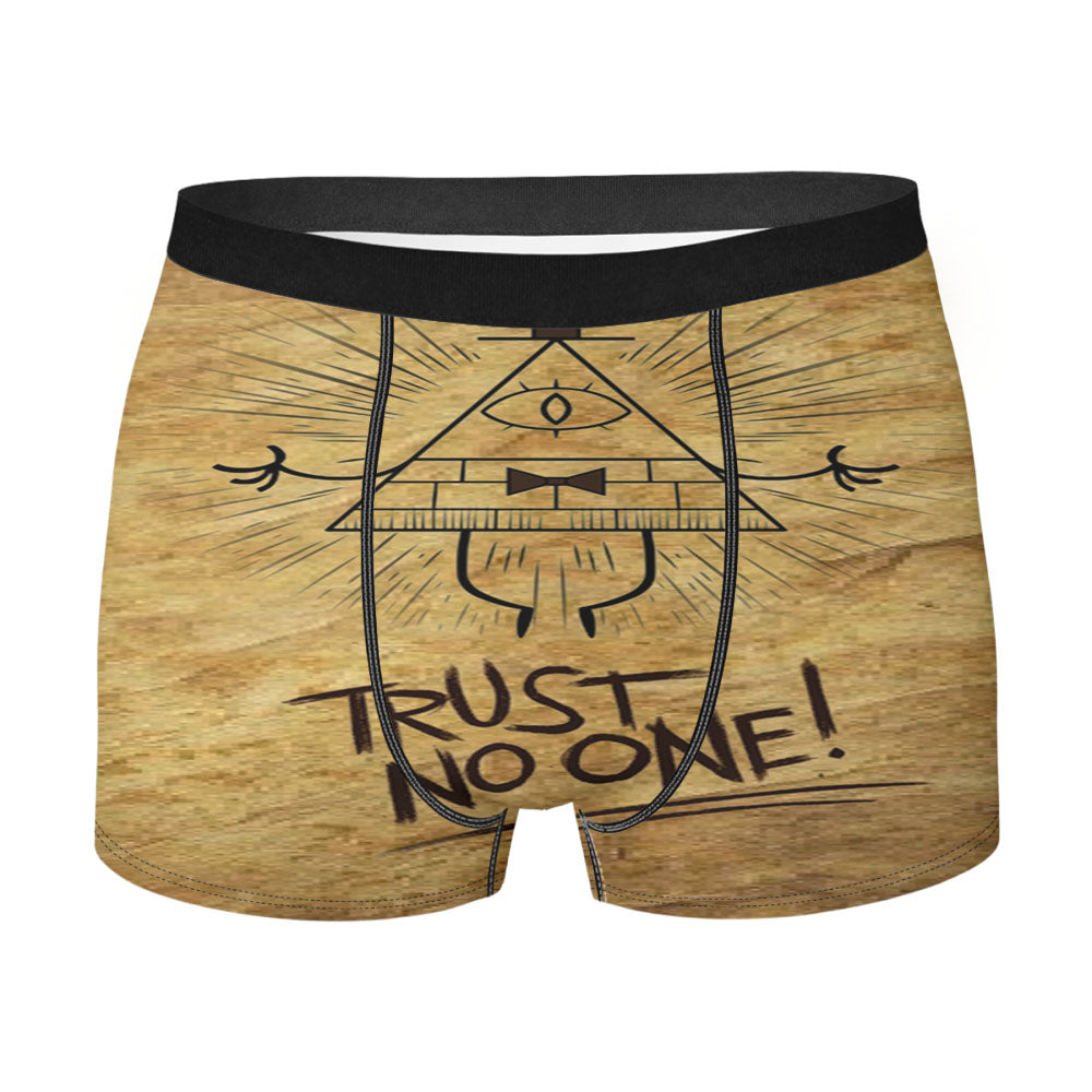 Wanderlust Leave Pattern Men's Boxer Briefs