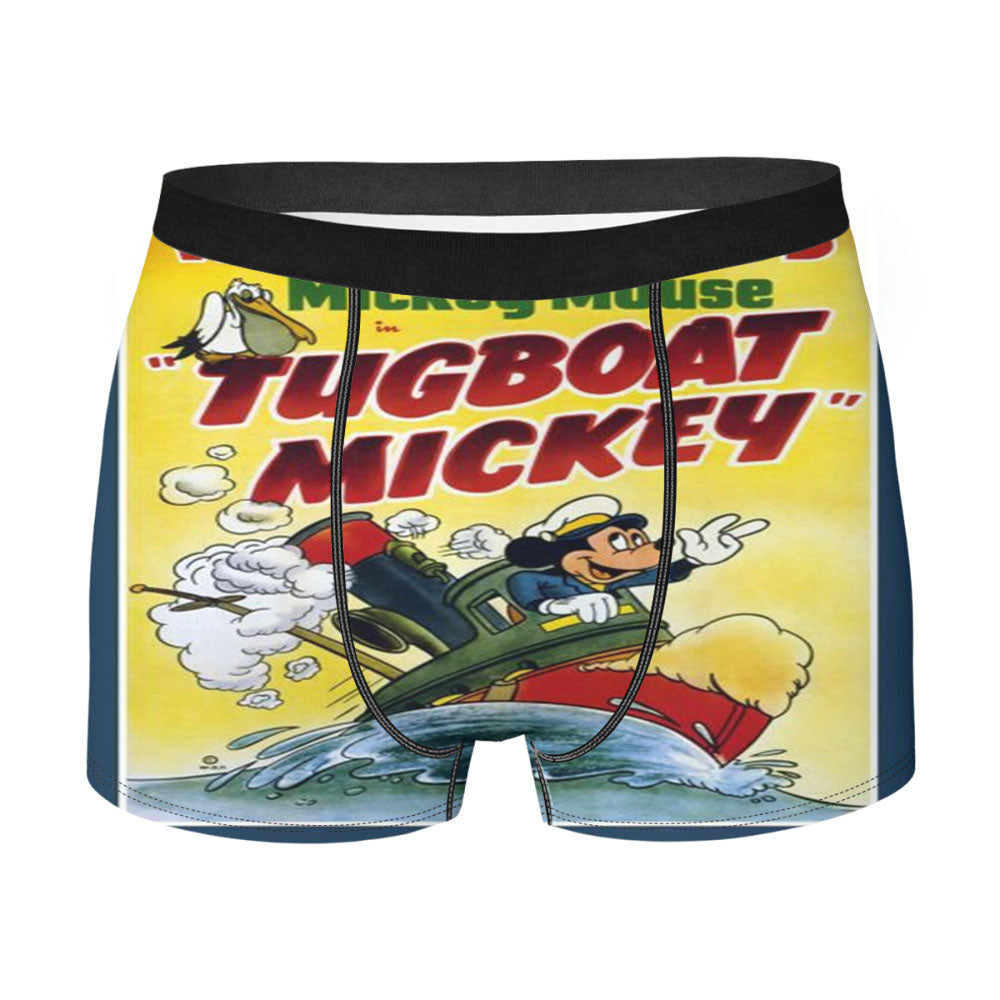 Warner Bros Logo Pattern Men's Boxer Briefs