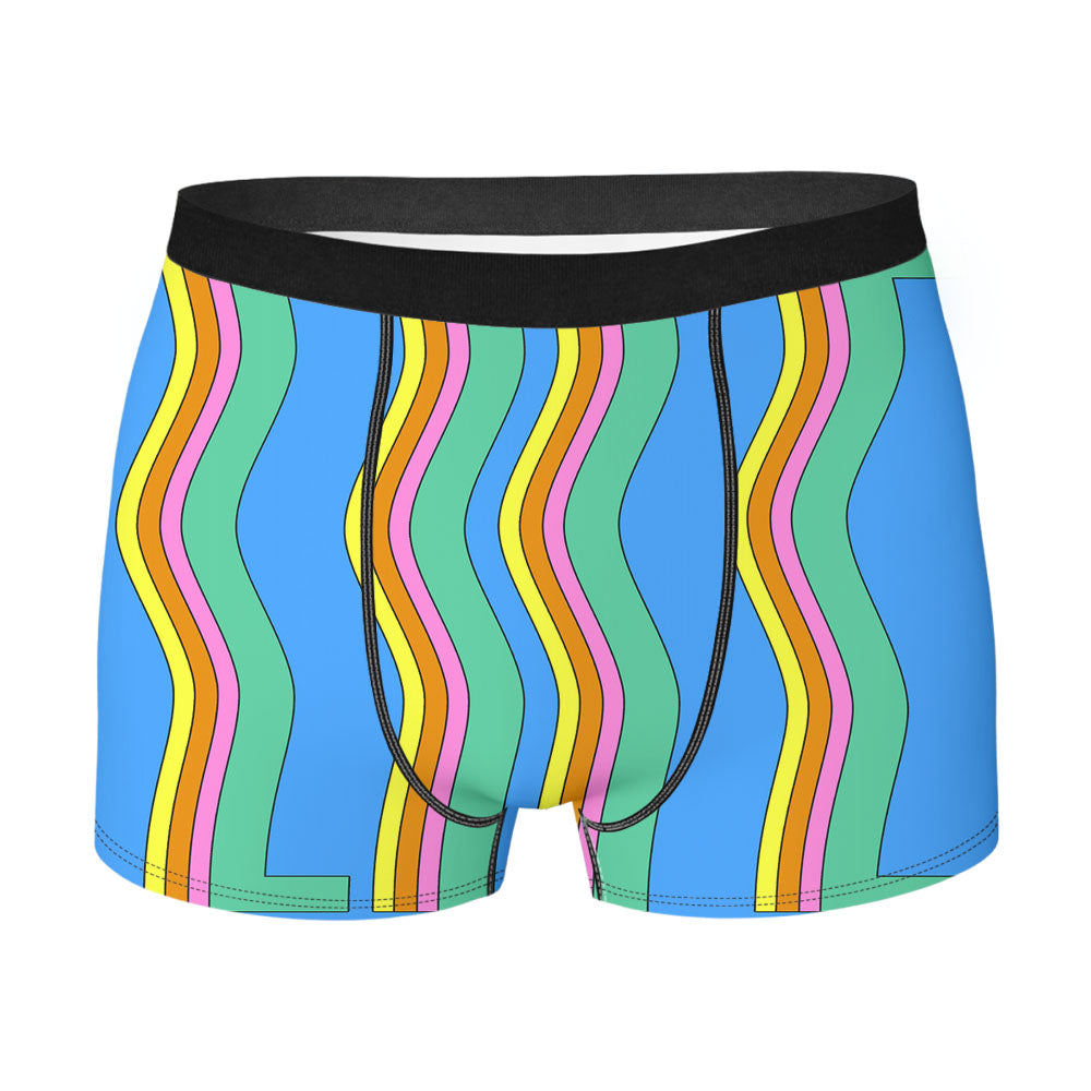 Water Colur Pattern Animal Men's Boxer Briefs