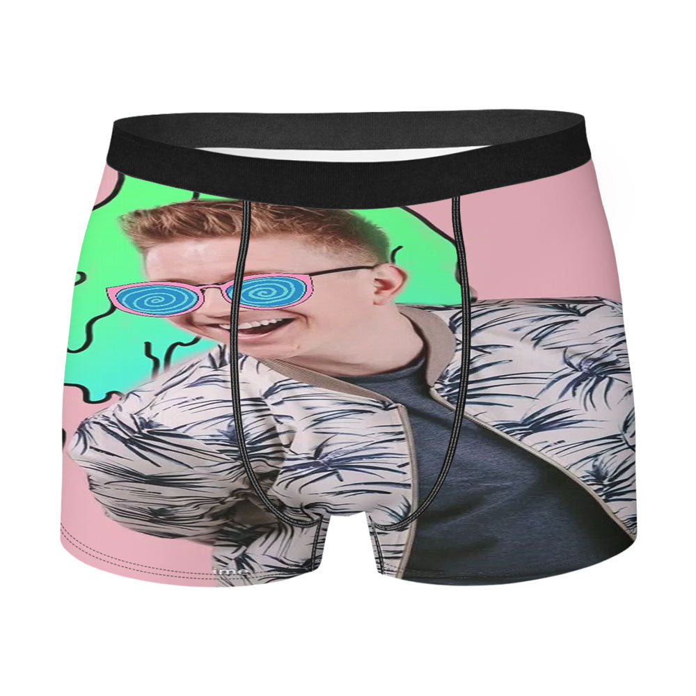 Watermelon Fruit Pattern Men's Boxer Briefs