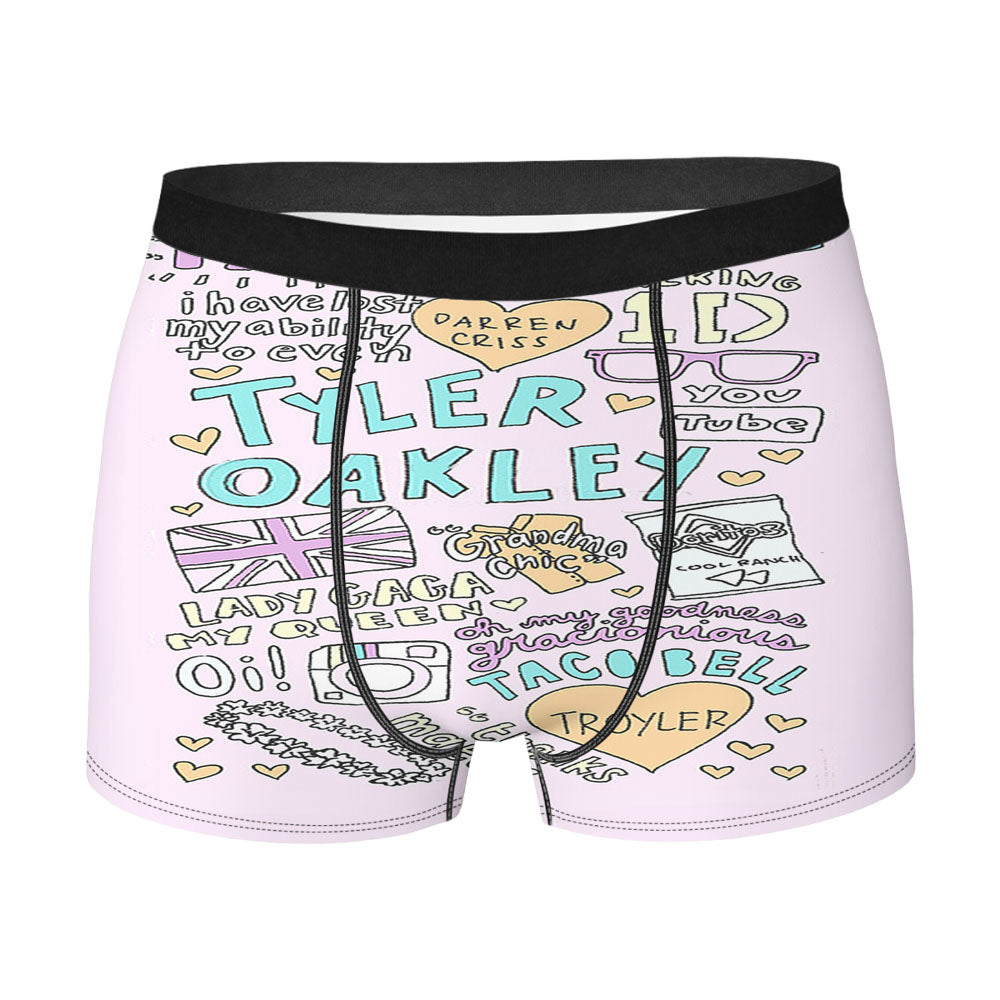 Watermelon Pattern Men's Boxer Briefs