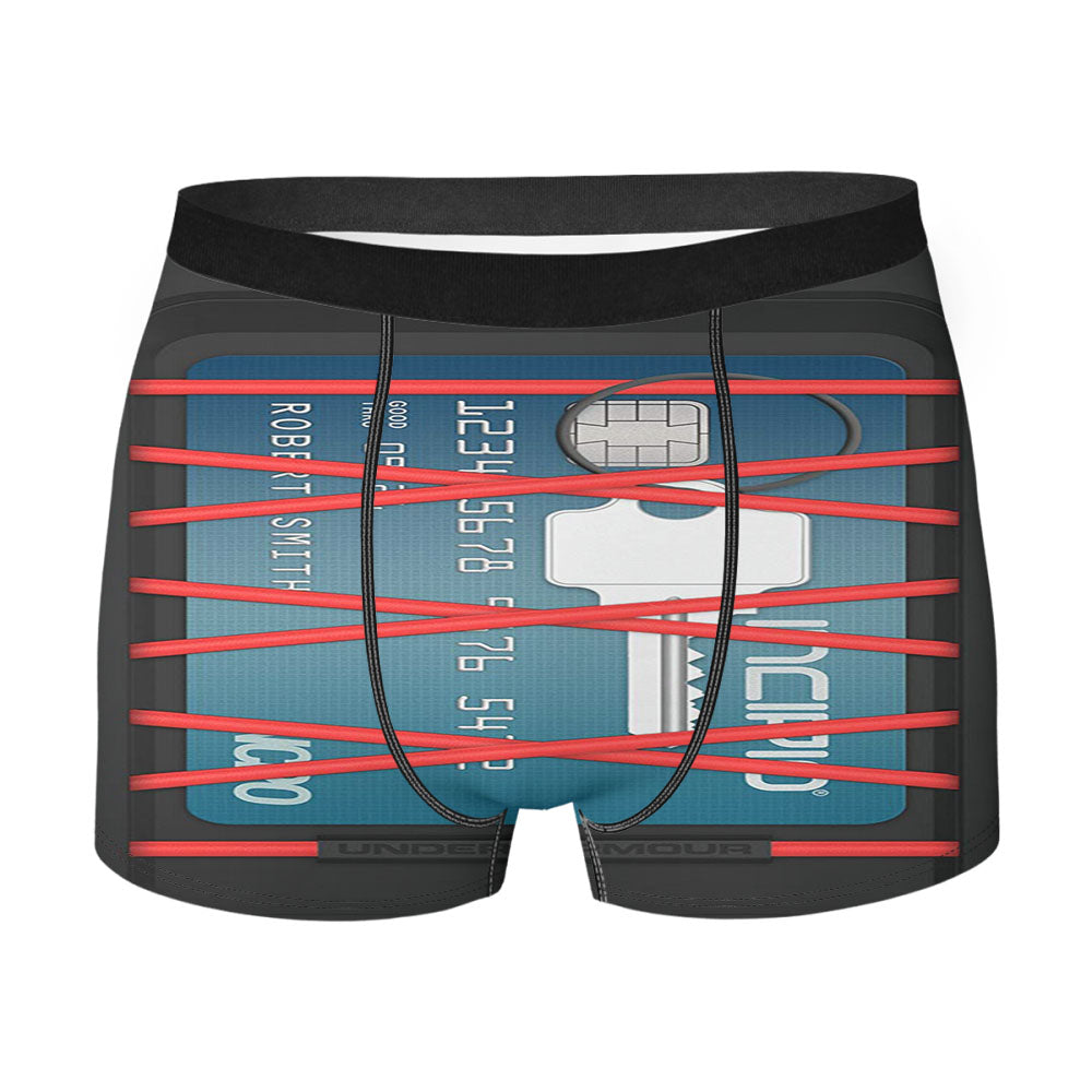 White Black Spiderman Into The Spider-Verse Men's Boxer Briefs