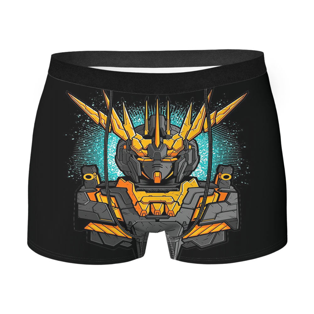 White Oni Sherpa Japanese Demon Men's Boxer Briefs